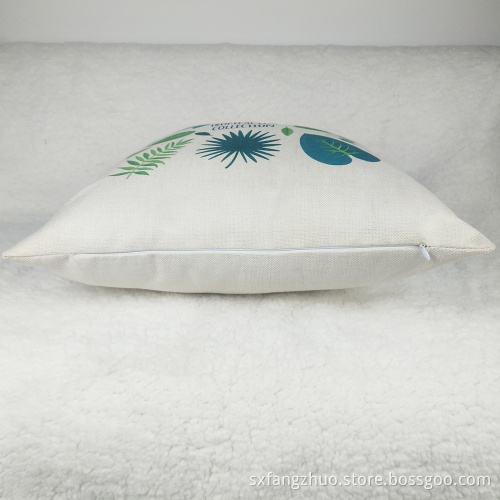 Polyester Peach Fabric Custom Print 3D Simple Classic Cushion